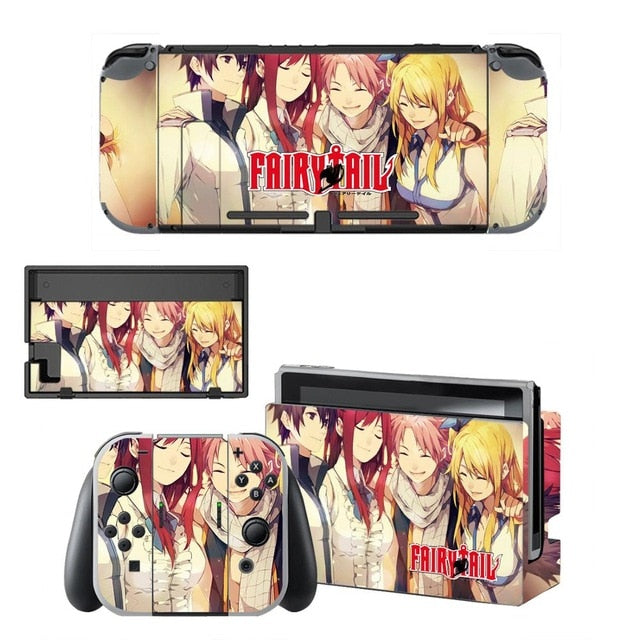 Fairy Tail Nintendo Switch Aufkleber in mehreren Designs