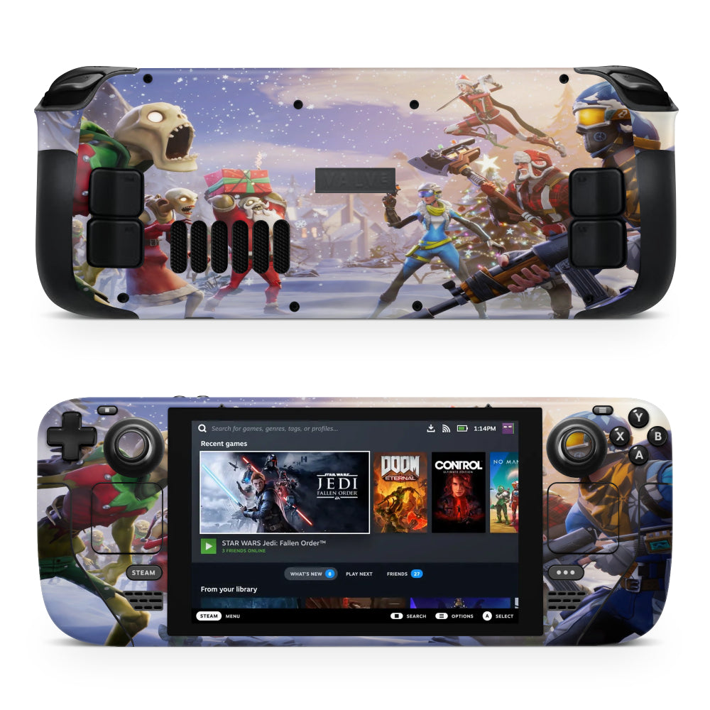 Fortnite Kerst Steam Deck Sticker