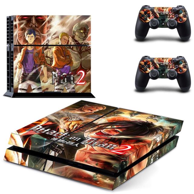 Stickers PS4 Attack on Titan Founding Titans pour Playstation