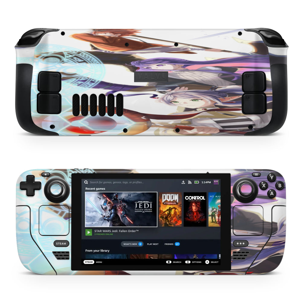 Frieren Fern Stark Steam Deck Aufkleber