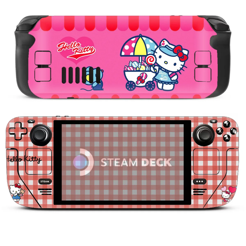 Hello Kitty Pink Steam Deck Sticker