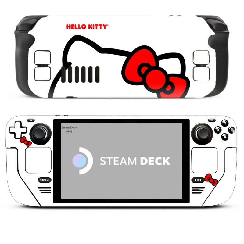 Hello Kitty White Steam Deck Sticker