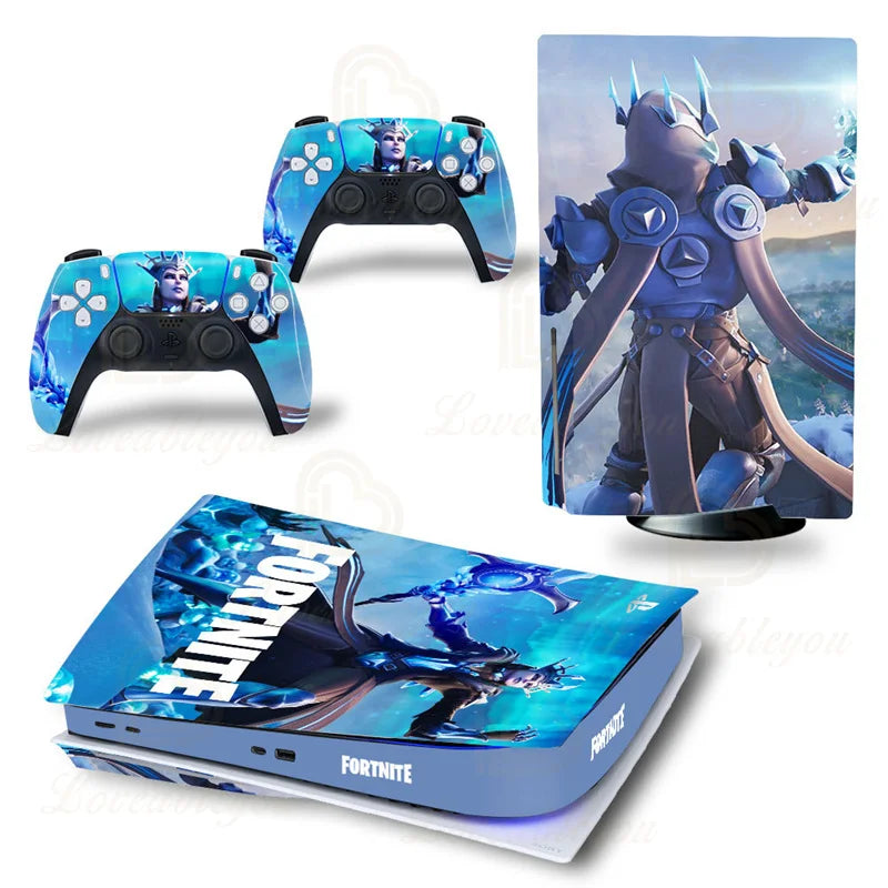 Ice King x Ice Queen Fortnite PS5 Sticker