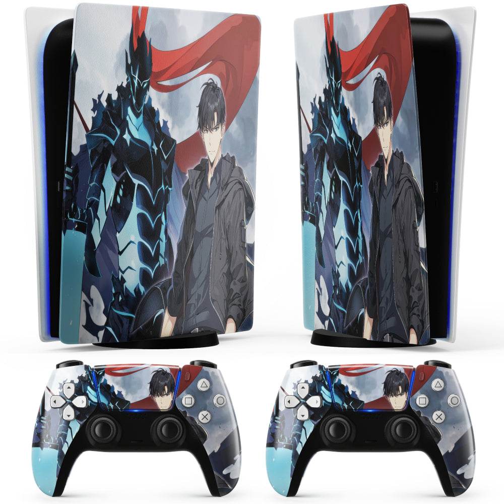Jinwoo &amp; Igris Solo Leveling PS5 Sticker