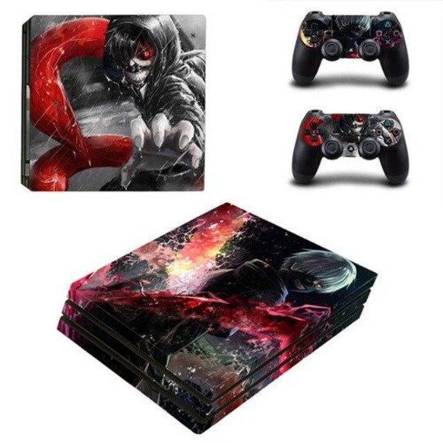 Pegatina de Ken Kaneki Kagune Tokyo Ghoul para PS4 Playstation