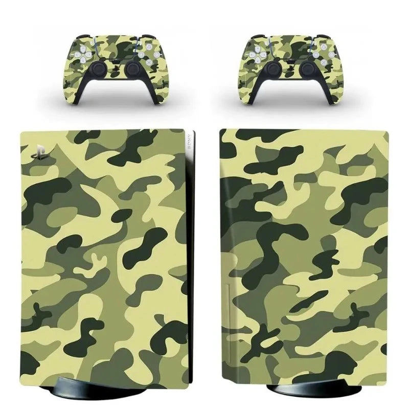 Khaki Camouflage PS5 Sticker