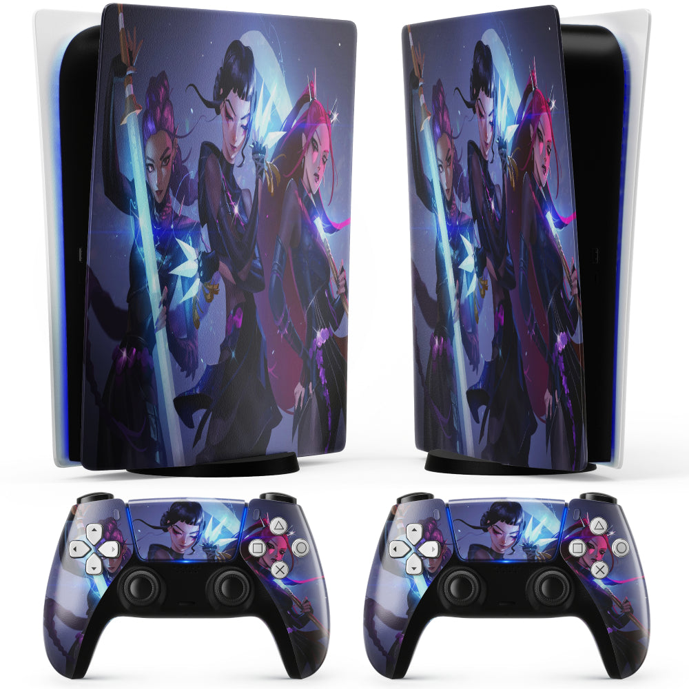 KPop Demon Hunters characters PS5 Sticker