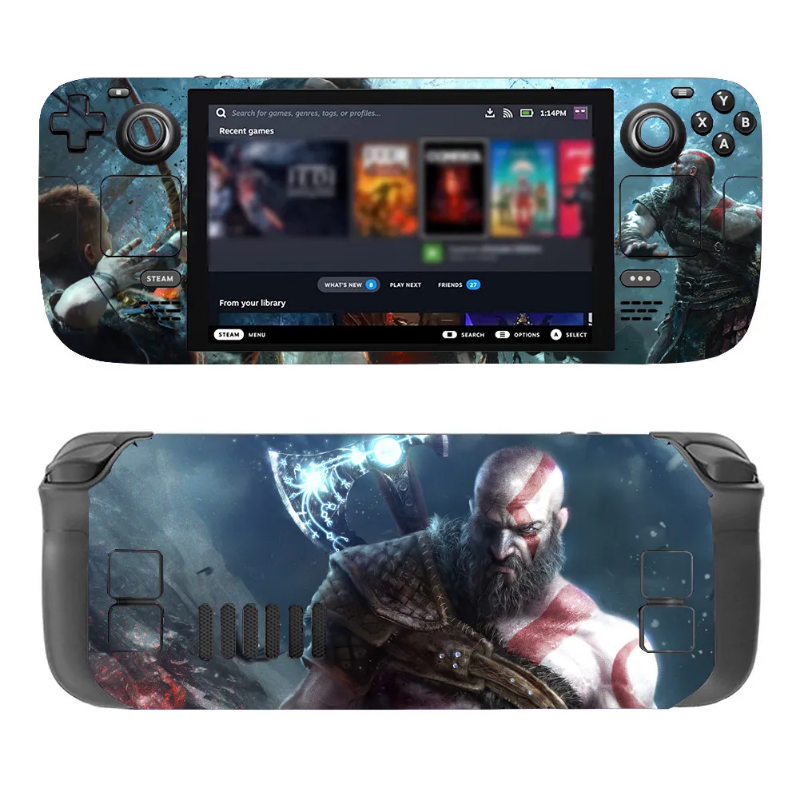 Kratos God Of War Steam Deck Sticker - Supercharged