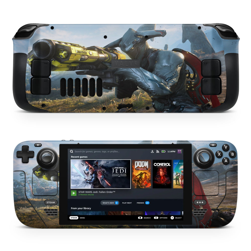 Loki Warframe Steam Deck Sticker