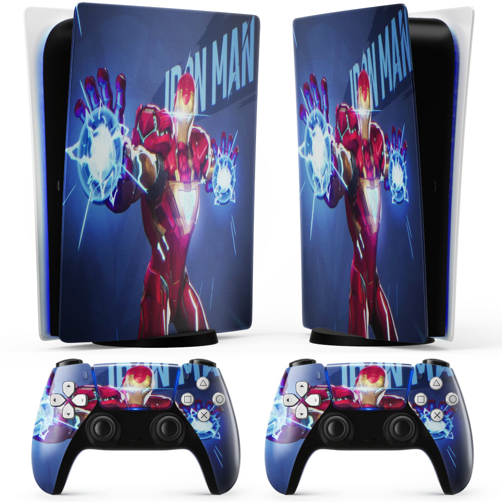 Calcomanía Marvel Rivals Ironman para PS5