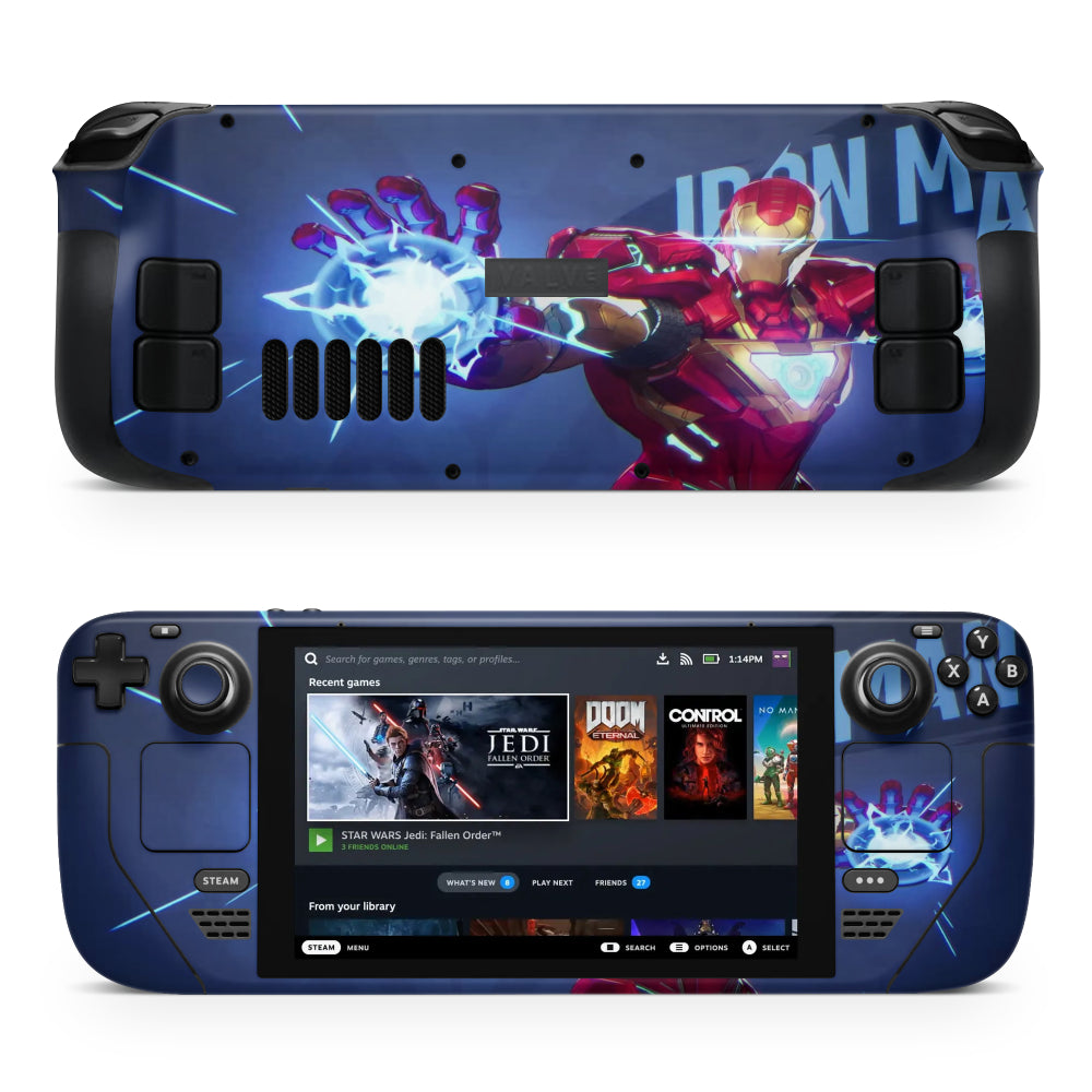 Marvel Rivals Ironman Steam Deck Sticker