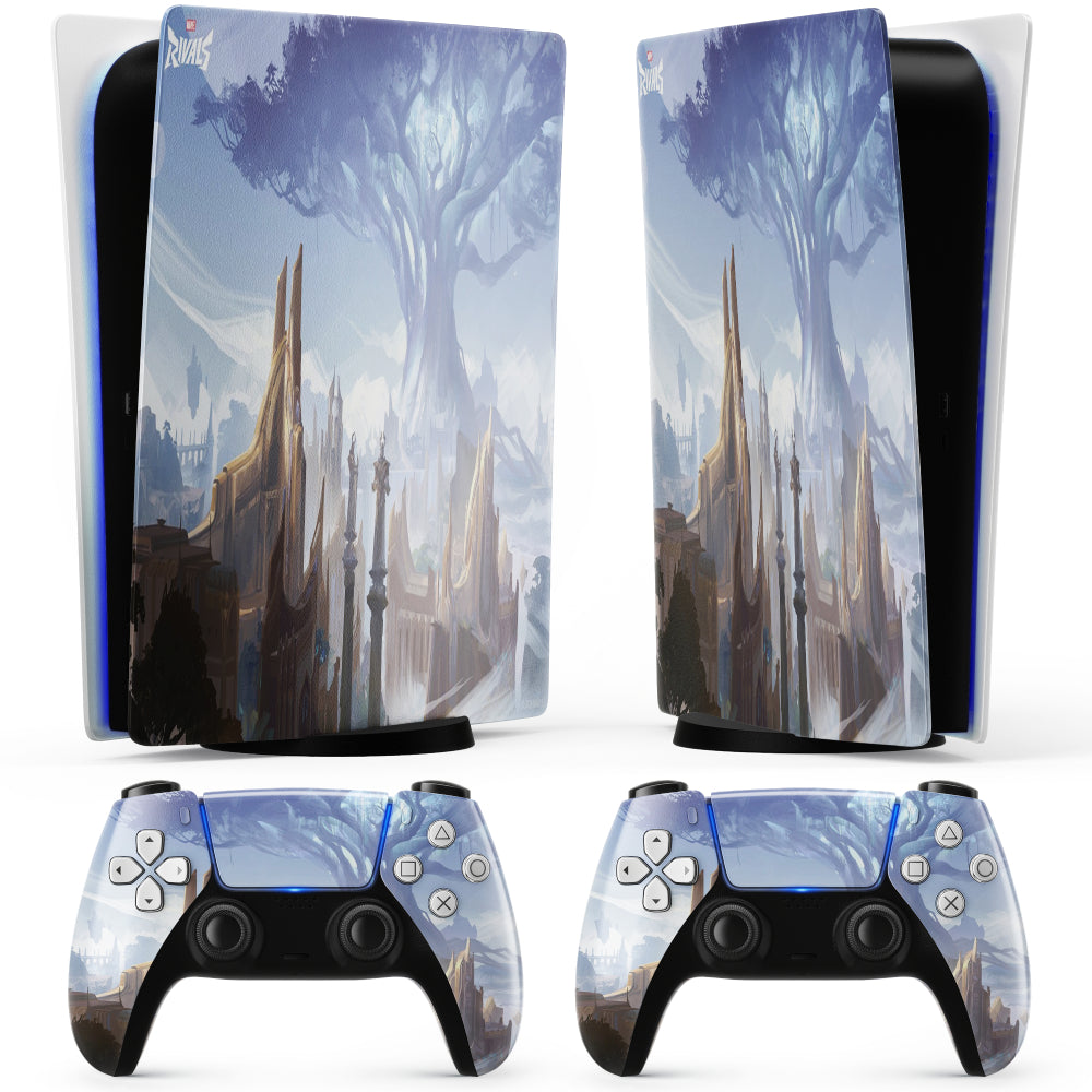 Pegatina Marvel Rivals Yggdrasill Path para PS5