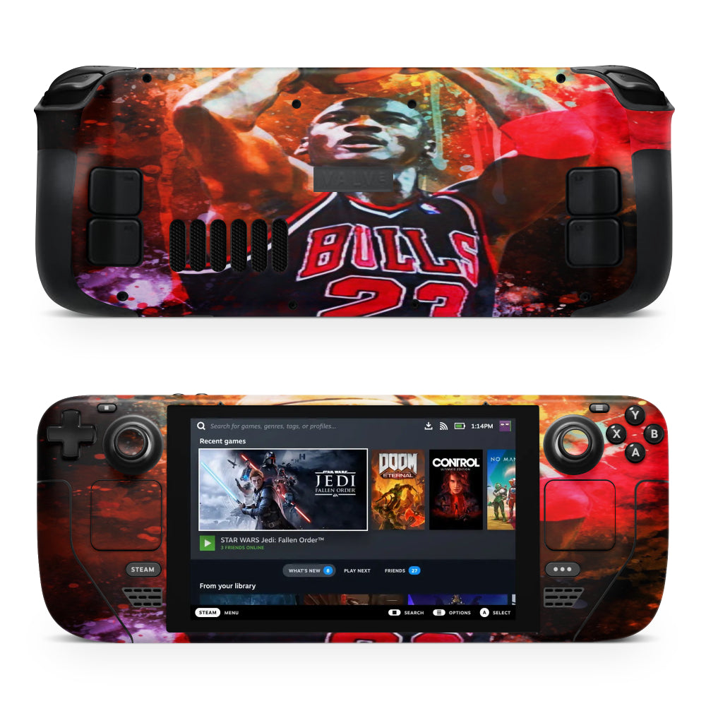 Αυτοκόλλητο Michael Jordan NBA για Steam Deck