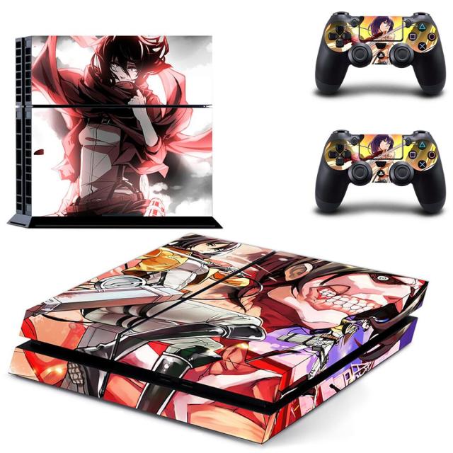 Mikasa Ackerman Attack on Titan PS4 Sticker Playstation