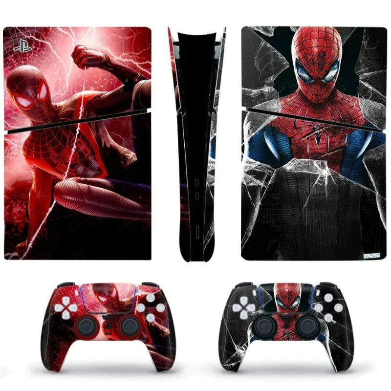 Miles Morales x Spiderman PS5 Sticker