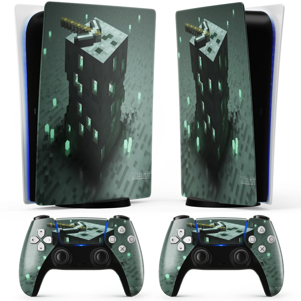 Minecraft pickaxe PS5 sticker