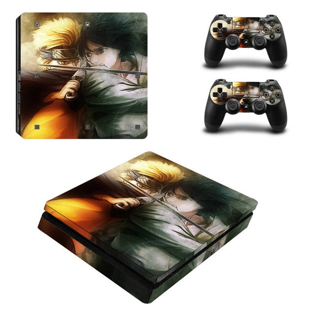 Naruto and Sasuke Naruto PS4 Sticker Playstation