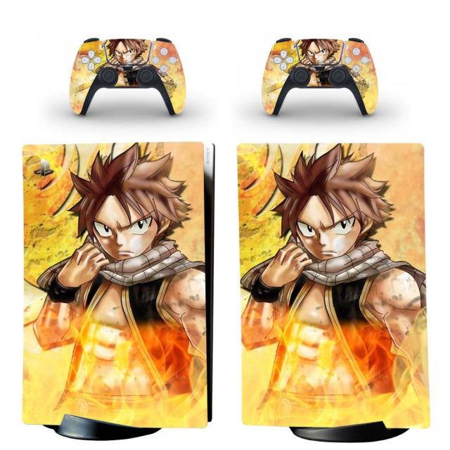 Pegatina de Natsu Dragnir de Fairy Tail para PS5