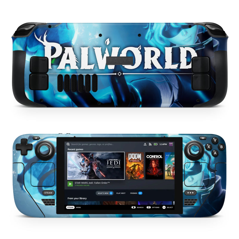 Palworld Blue Steam Deck Sticker