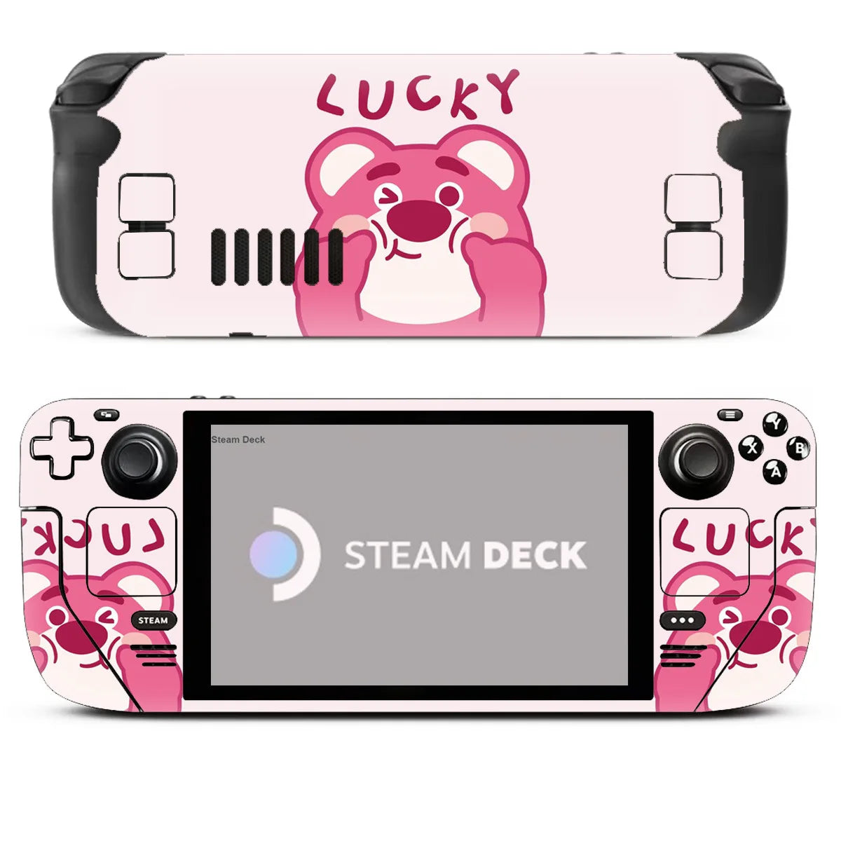 Pink Bear Steam Deck Sticker