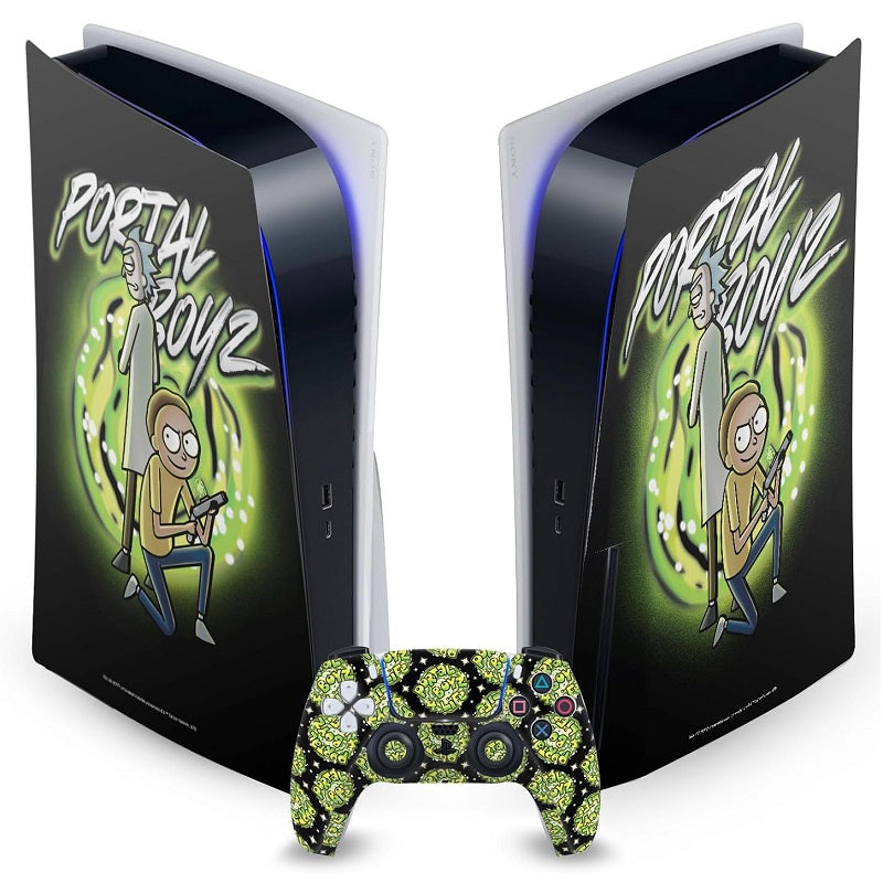 Portal Boyz Rick &amp; Morty PS5 Sticker