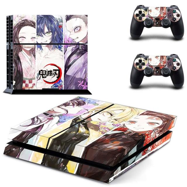 Sticker PS4 Demon Slayer Autocollant Playstation Console &amp; Manette