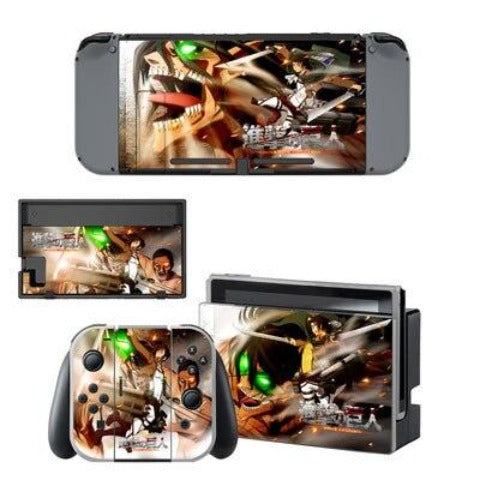 Attack on Titan "Attack Titan & Hange" Nintendo Switch Sticker