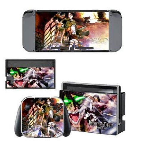 Attack on Titan "Levi x Eren" Nintendo Switch Sticker