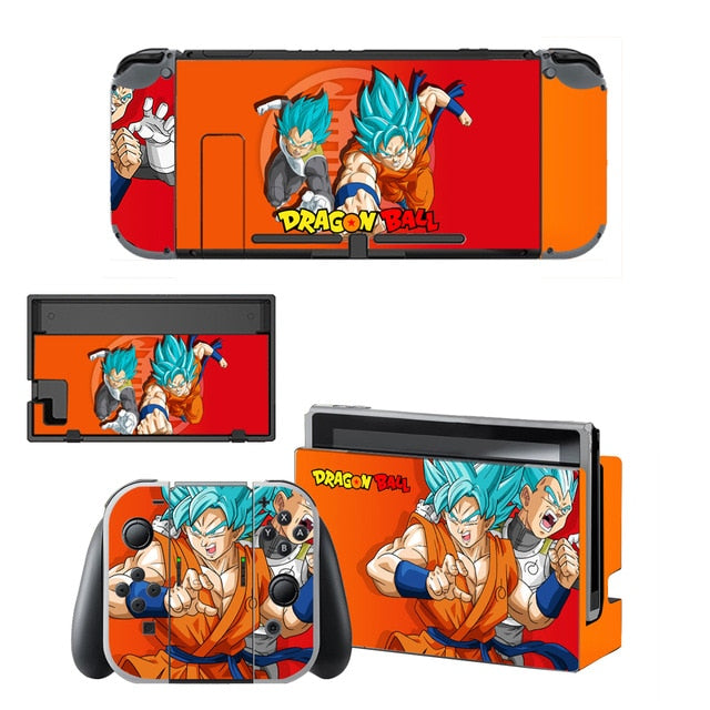 Sticker Switch Vegeta & Goku Bleu
