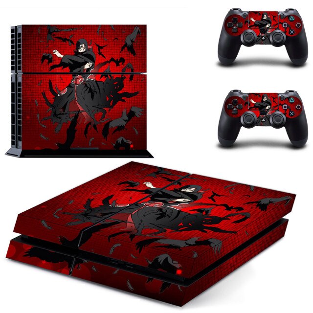Sticker PS4 "Itachi Uchiha" Naruto Autocollant Playstation Console &amp; Manette