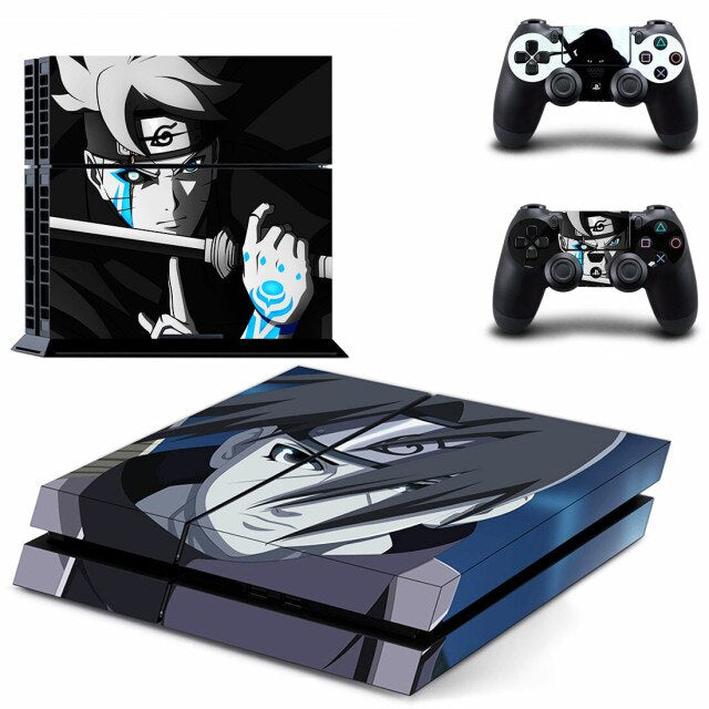 Sticker PS4 "Naruto &amp; Itachi" Naruto Autocollant Playstation Console &amp; Manette