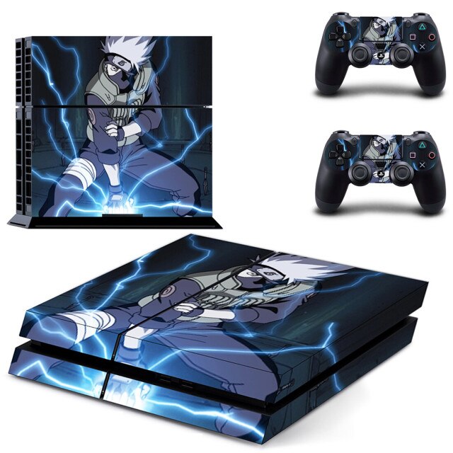 Sticker PS4 "Kakashi Hatake" Naruto Autocollant Playstation Console &amp; Manette