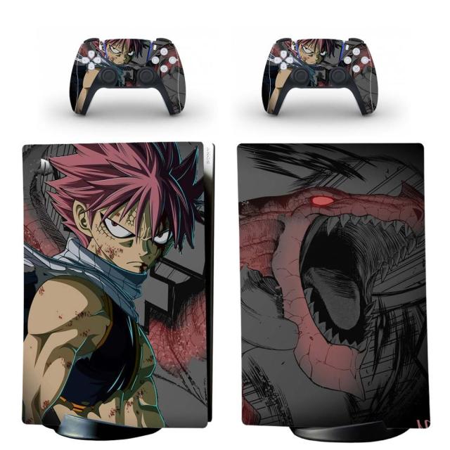 Natsu Fairy Tail PS5 Sticker