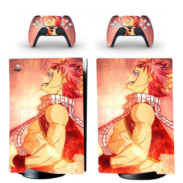 Natsu Fury Fairy Tail PS5 Sticker