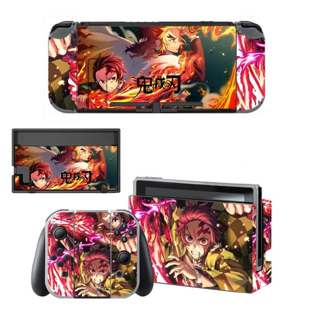 Sticker Nintendo Switch Demon Slayer Tanjiro & Kyōjurō