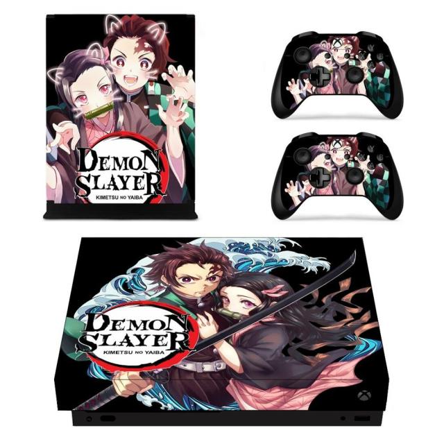 Sticker XboX One X Demon Slayer Tanjiro & Nezuko