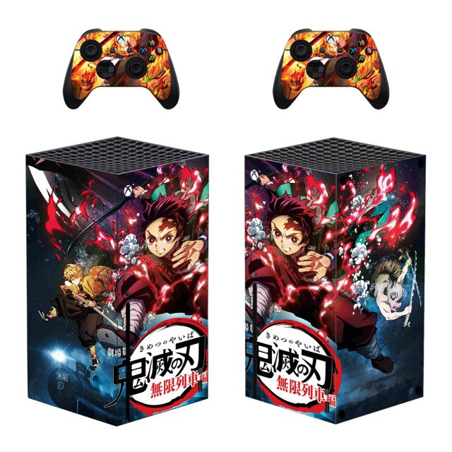 Sticker XboX Series X Demon Slayer