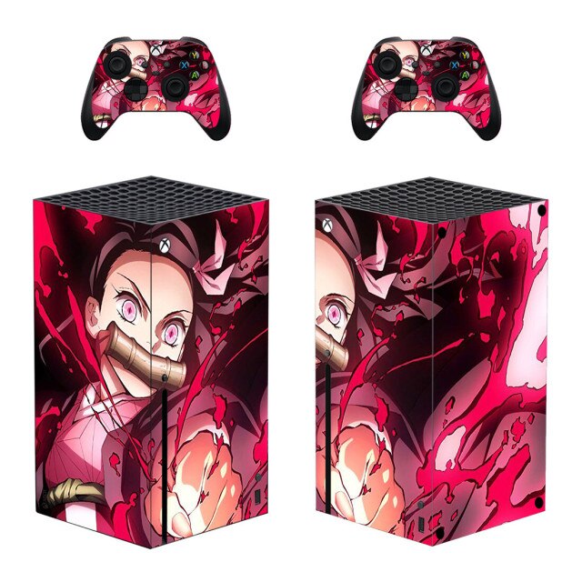 Sticker XboX Series X Demon Slayer Nezuko