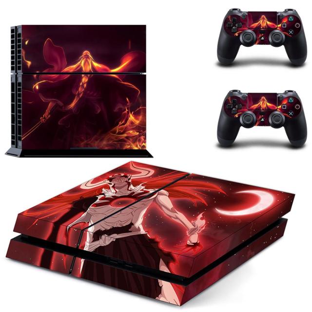 Sticker PS4 Bleach "Hollow" Autocollant Playstation Console &amp; Manette