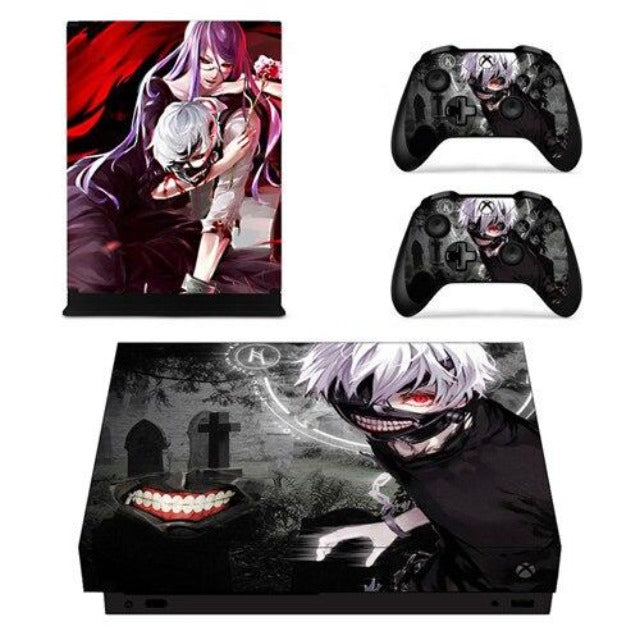 Xbox One Sticker Rize &amp; Ken Kaneki Tokyo Ghoul