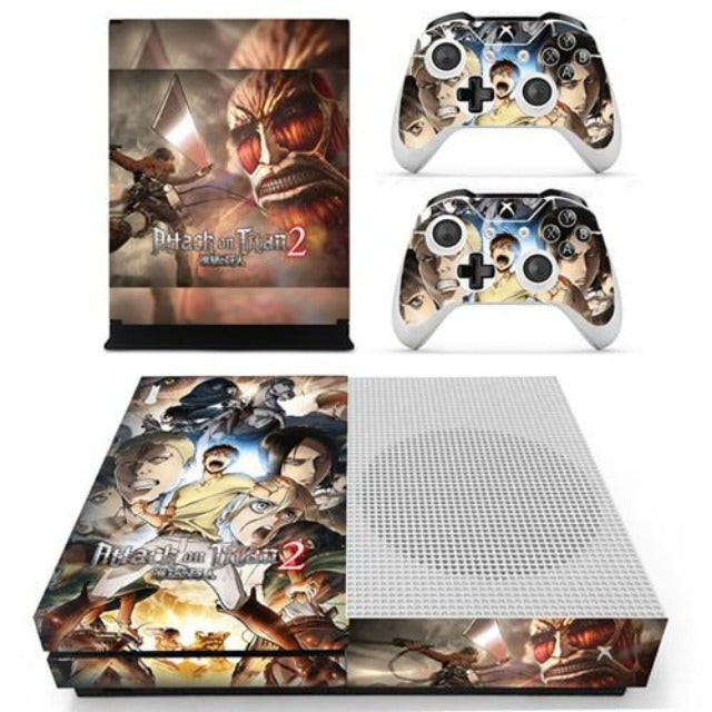 Xbox Sticker Attack on Titan Characters