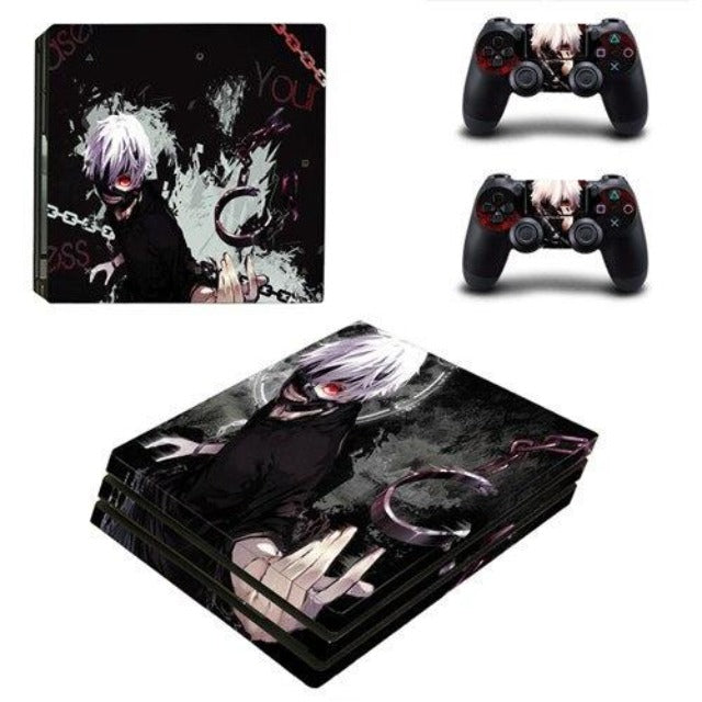 Sticker PS4 Ken Kaneki Tokyo Ghoul Autocollant Playstation Console & Manette