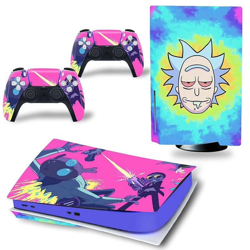 Psychedelic Rick & Morty PS5 Sticker