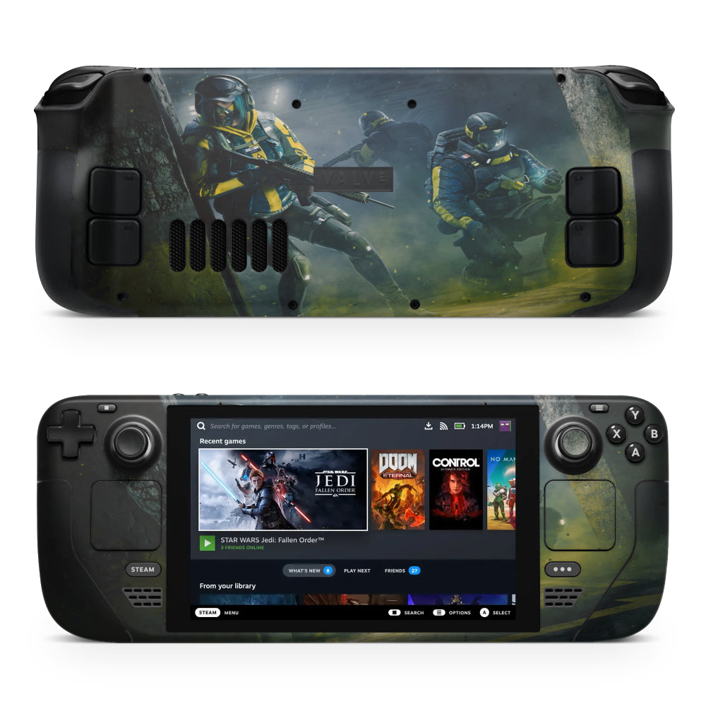 Adesivo Rainbow Six Extraction per Steam Deck