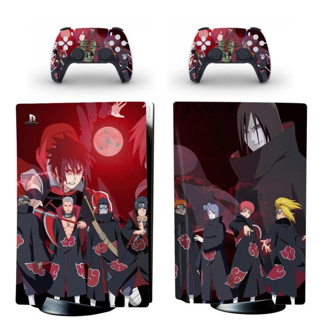 Red Cloud Naruto PS5 Sticker