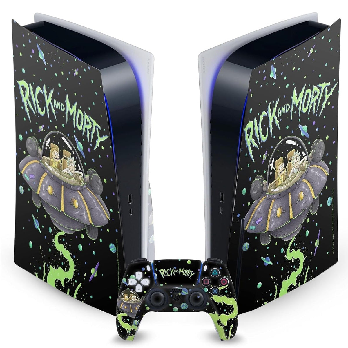 Rick &amp; Morty PS5 Sticker