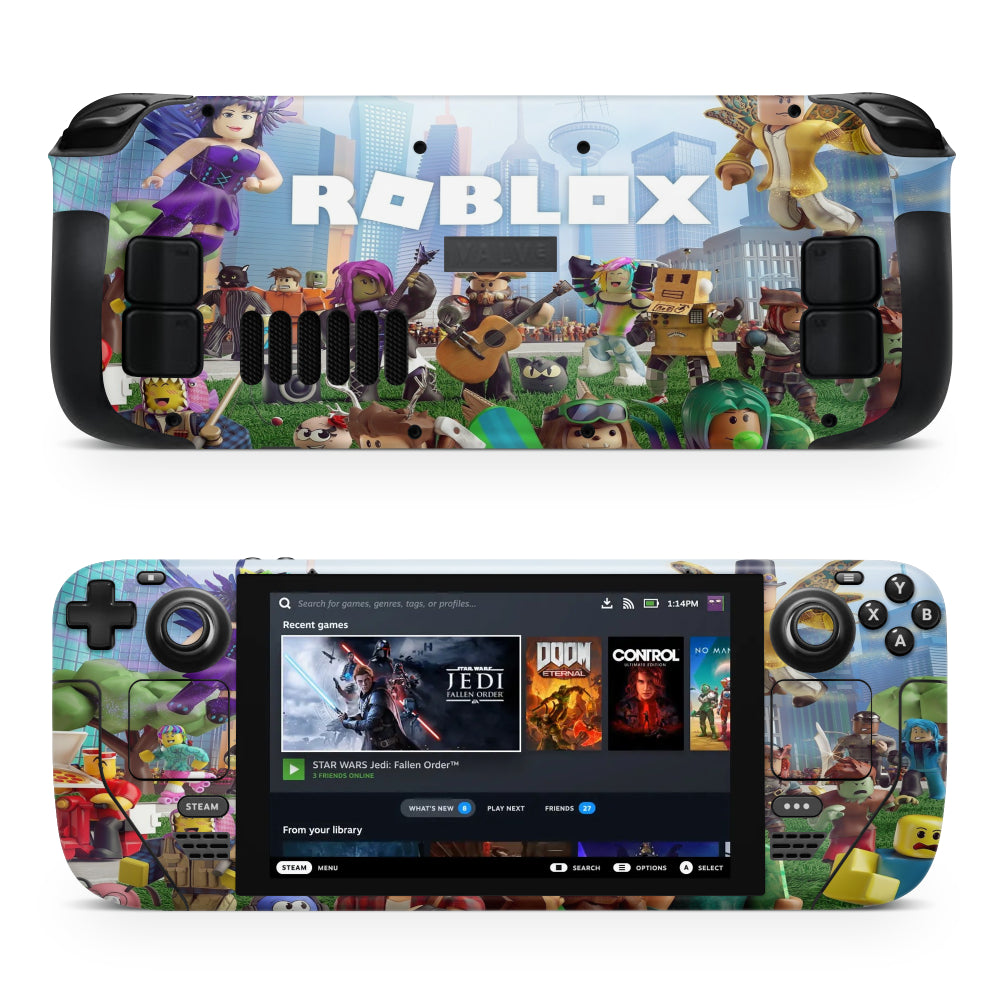 Pegatina de personajes de Roblox para Steam Deck