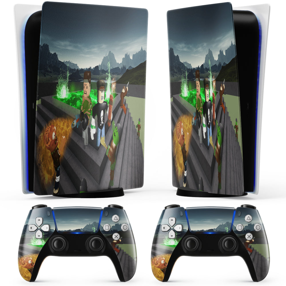 Adesivo Roblox zombies per PS5