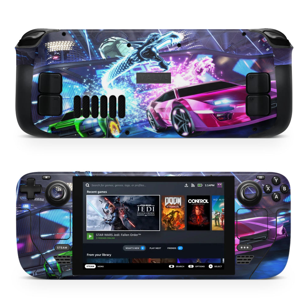 Pegatina de explosión de Rocket League para Steam Deck