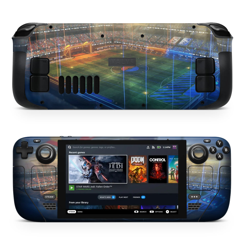 Pegatina para Steam Deck del mapa de Rocket League